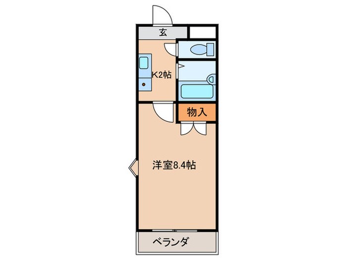 パ－クサイド高蔵寺の物件間取画像