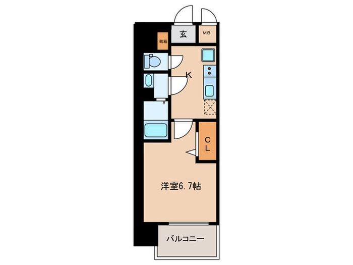 ディアレイシャス上前津の物件間取画像