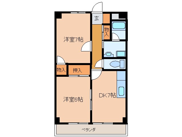 アートビルの物件間取画像