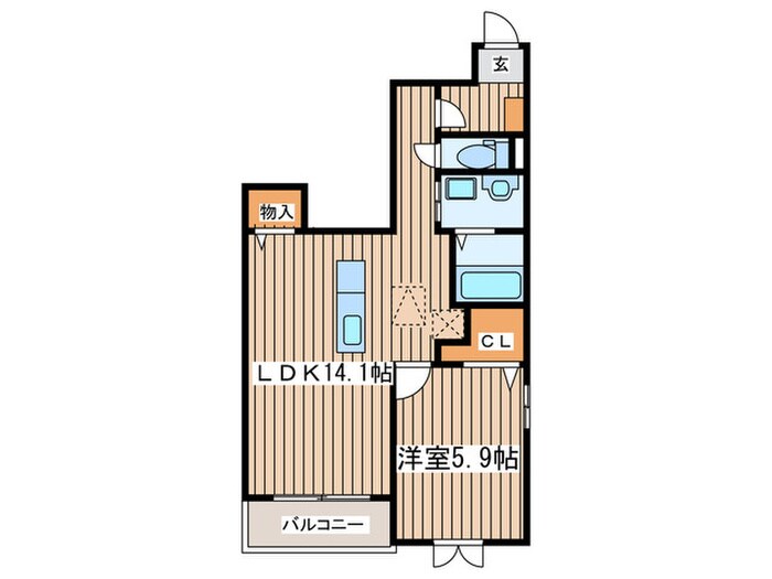 サニー本星の物件間取画像