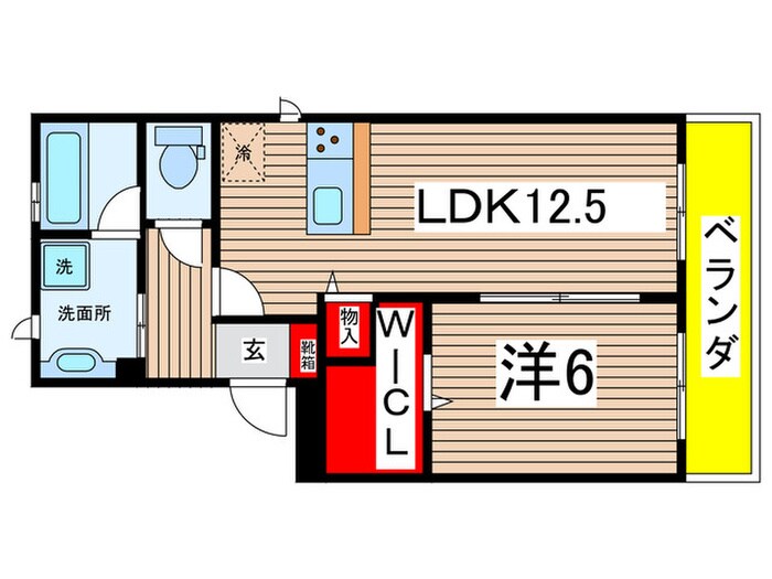 ＬＢ吹上の物件間取画像