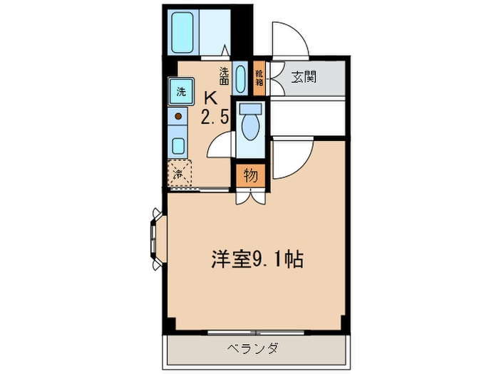 ラディウスの物件間取画像