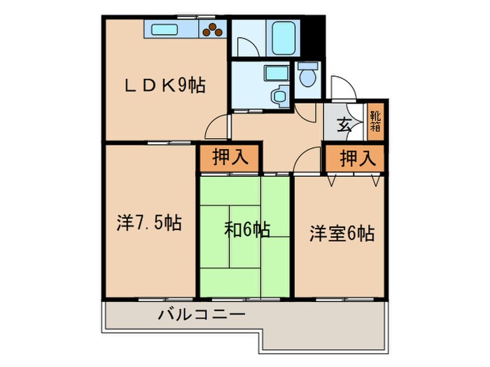 アルスサンクの物件間取画像