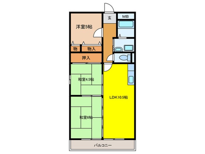 グレイス平島の物件間取画像