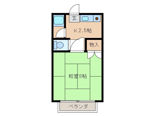 ハイツＫＴＹ２の物件間取画像