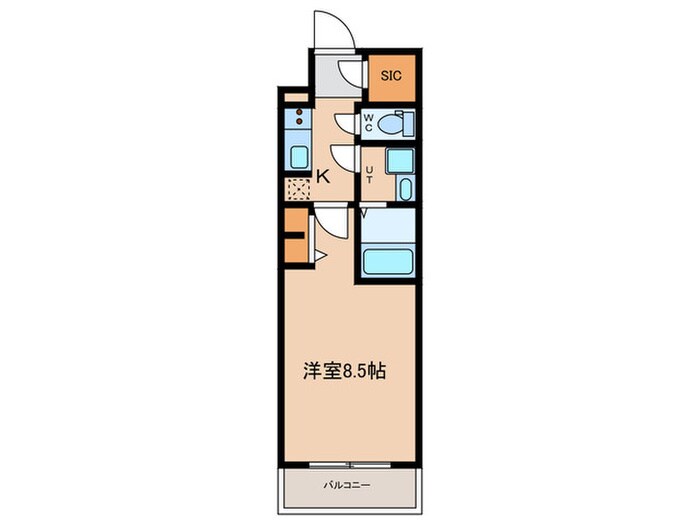 S-RESIDENCE黒川本通一丁目の物件間取画像