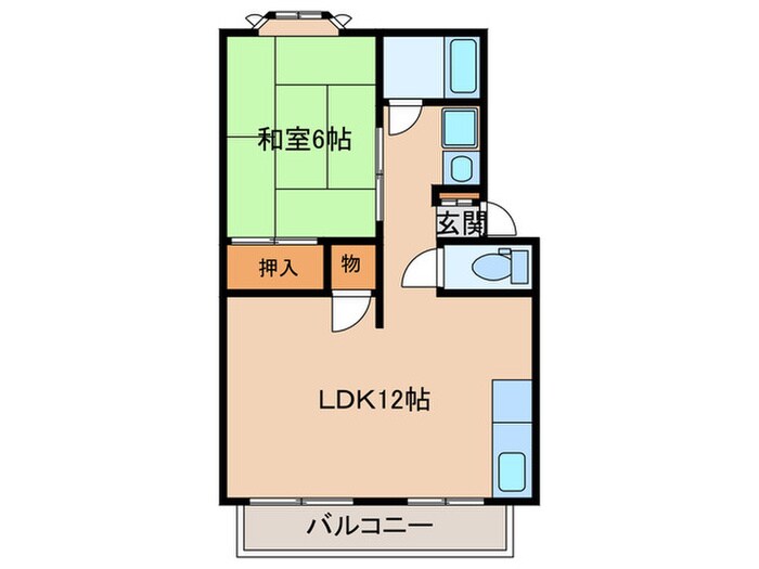 レジュール　シマの物件間取画像