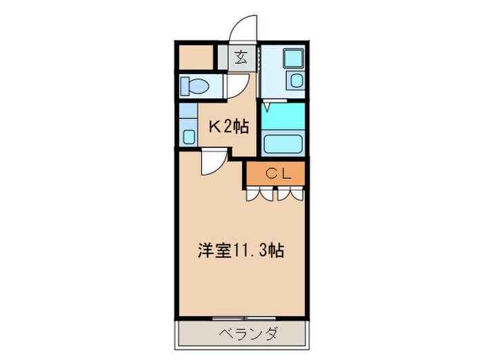 メゾン砂ノ口の物件間取画像