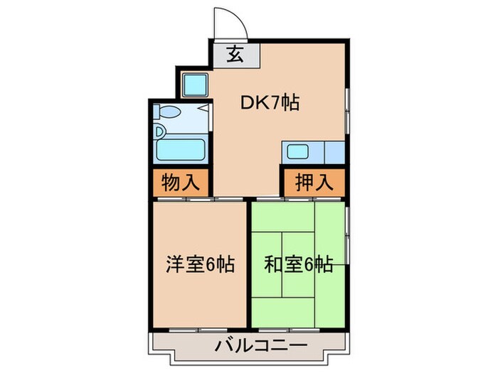 メゾン住吉の物件間取画像