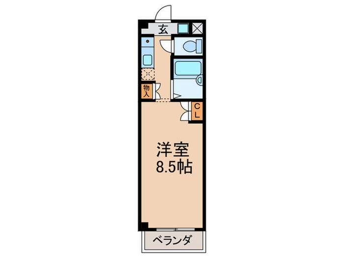 アムール虹ヶ丘の物件間取画像