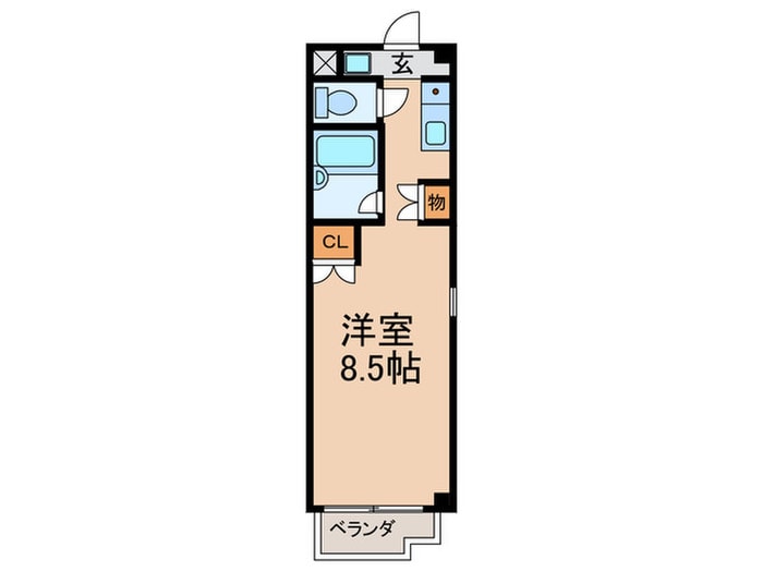 アムール虹ヶ丘の物件間取画像