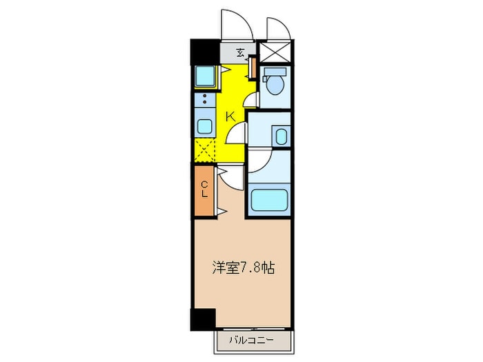 コンフォート新栄の物件間取画像