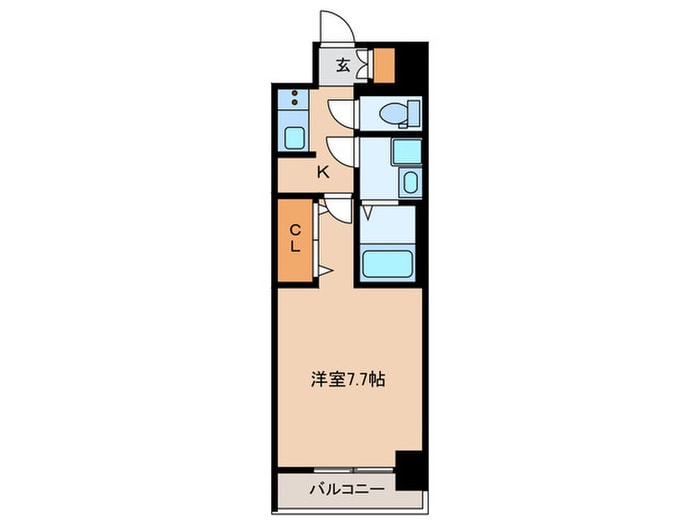 メイクス名駅太閤（1503）の物件間取画像