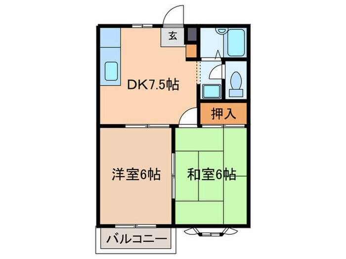 物件間取画像