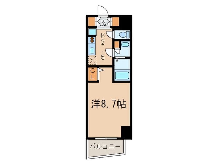 エルスタンザ徳川の物件間取画像