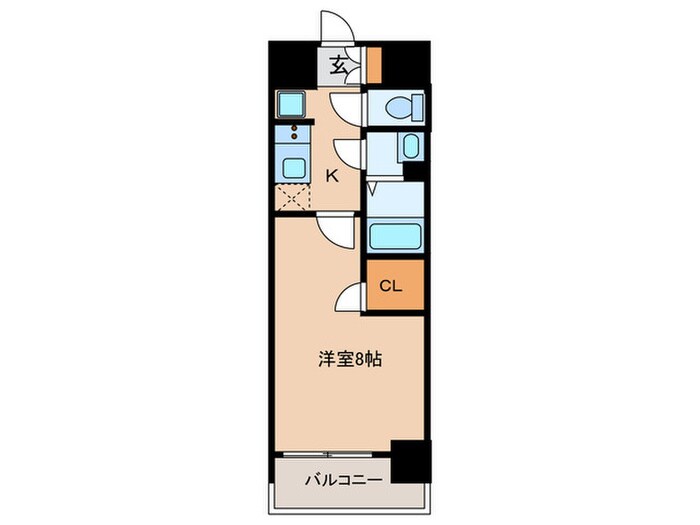 ﾌﾟﾚｻﾝｽNAGOYAﾌｧｽﾄ（206）の物件間取画像