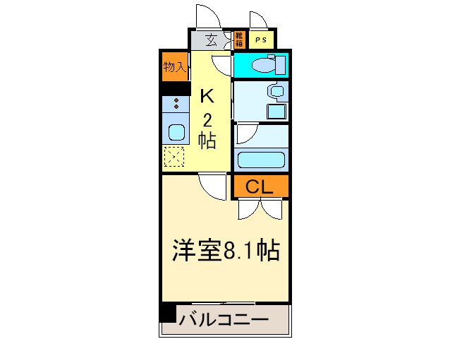 ララステ－ジ熱田の物件間取画像