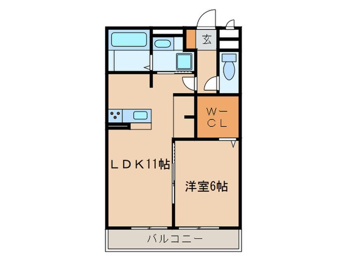 ＨＯＵＲＡＩマンションの物件間取画像