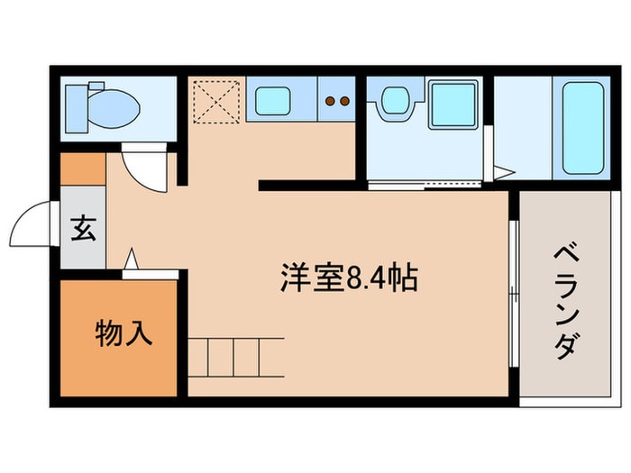 Altair高畑の物件間取画像