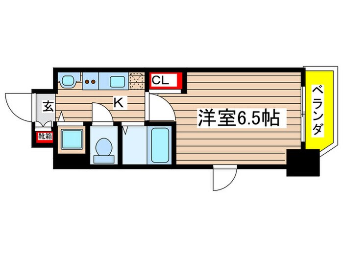 ﾌﾟﾚｻﾝｽ金山ｸﾞﾘｰﾝﾊﾟｰｸｽ（701）の物件間取画像