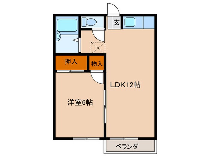 ファミ－ル清水Ａの物件間取画像