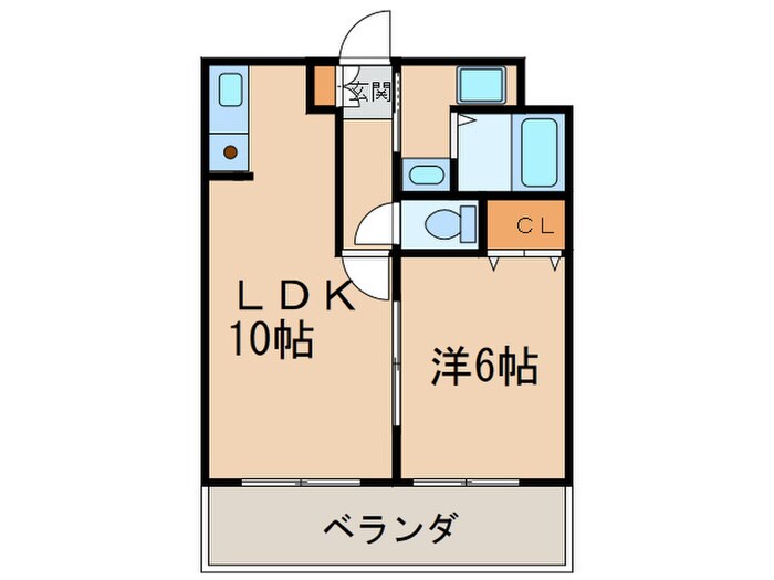 アルバ志賀本通の物件間取画像