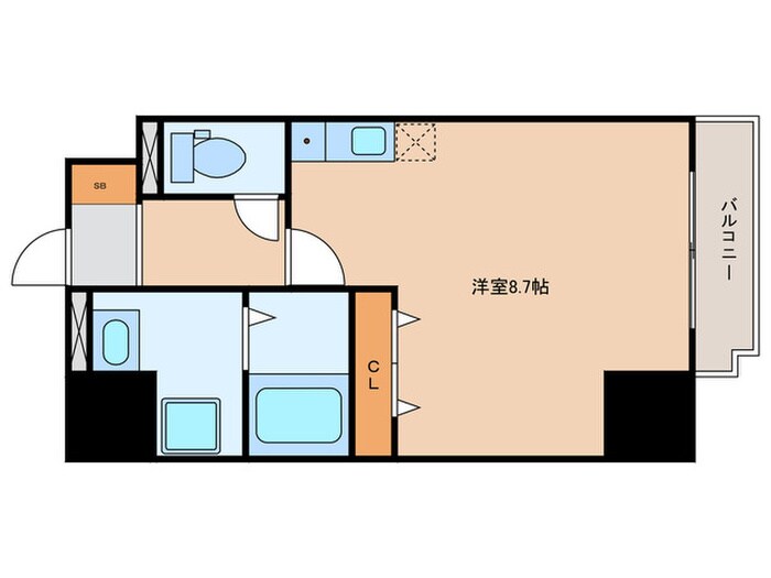 アルバ志賀本通の物件間取画像