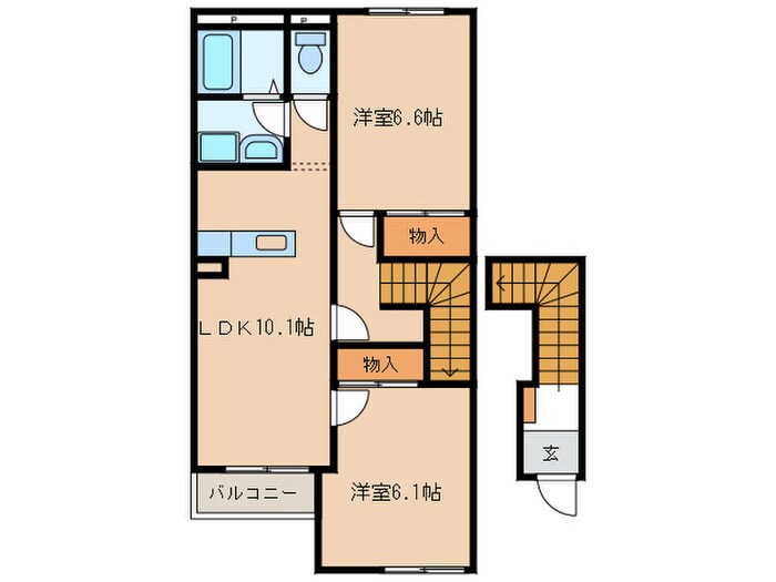 アシュ－レの物件間取画像