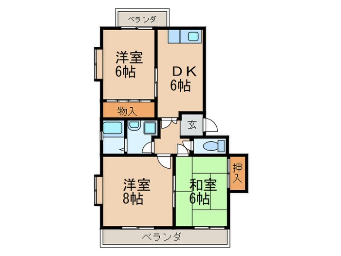 サイド慶の物件間取画像