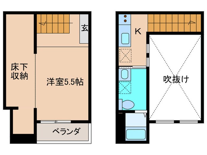 ＶＩＶＡ米野Ⅱの物件間取画像