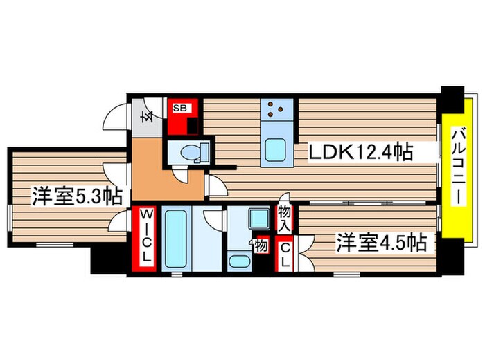 ローレルアイ名駅東の物件間取画像