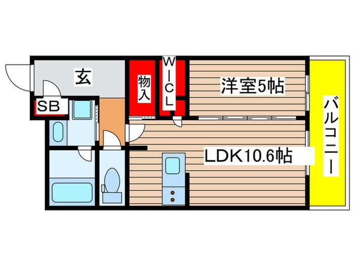 ローレルアイ名駅東の物件間取画像