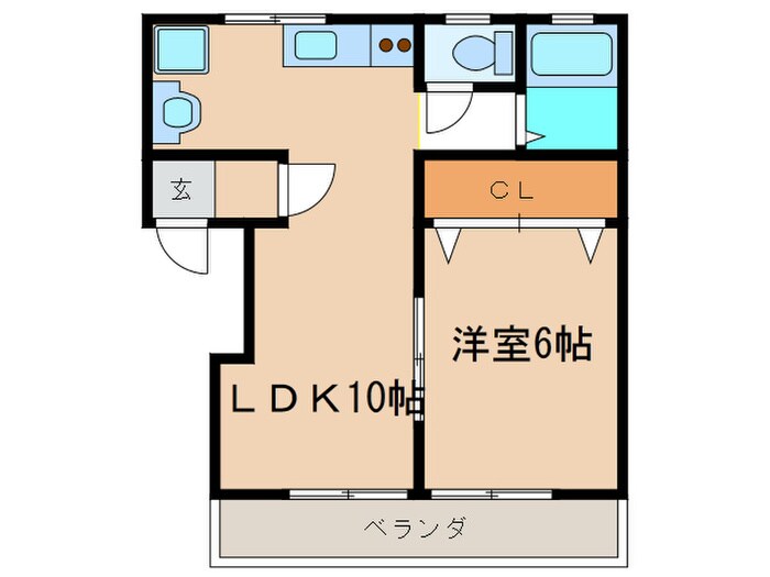 ホーエーハイツの物件間取画像