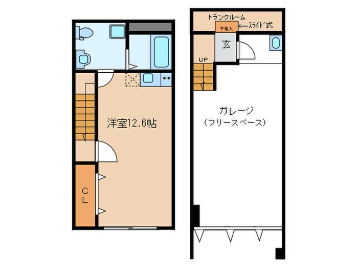 ガレージハウスKの物件間取画像