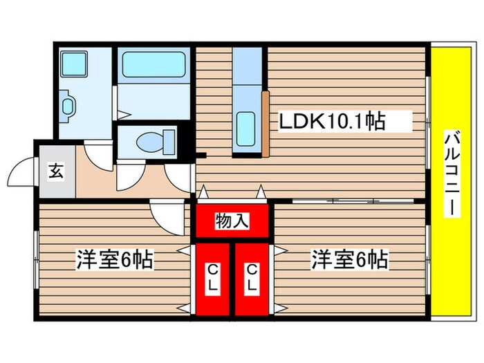 ロハスの物件間取画像