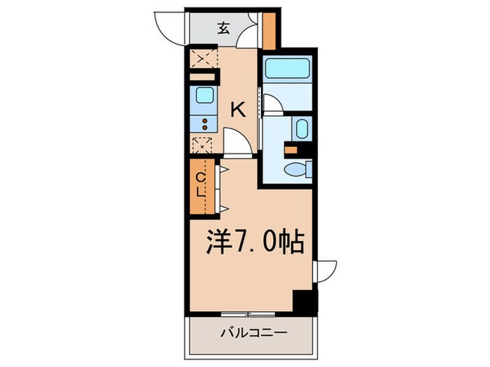 ﾌﾚｰﾙｺｰﾄ東別院の物件間取画像