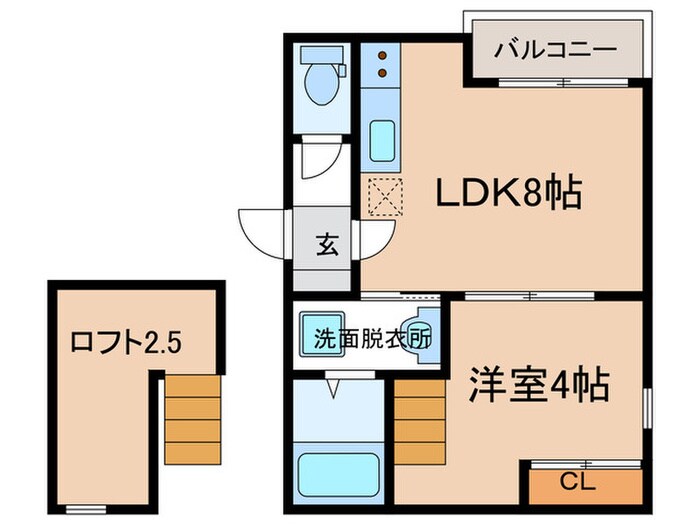 ア・ラ・メゾンの物件間取画像