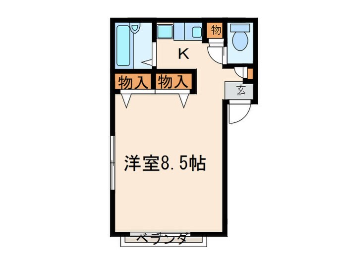 カーサラフィネの物件間取画像