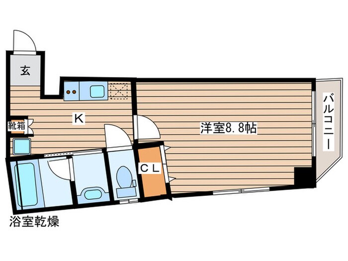 アールズコート新瑞橋駅前の物件間取画像