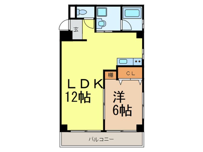 メゾンイナタの物件間取画像