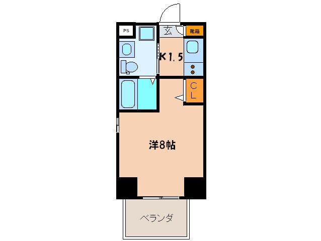 ｴｽﾃﾑﾌﾟﾗｻﾞ名古屋･栄ﾌﾟﾚﾐｱﾑ(901)の物件間取画像