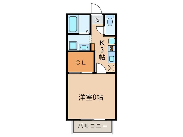サン・ｆｒｉｅｎｄｓ・熊之庄の物件間取画像