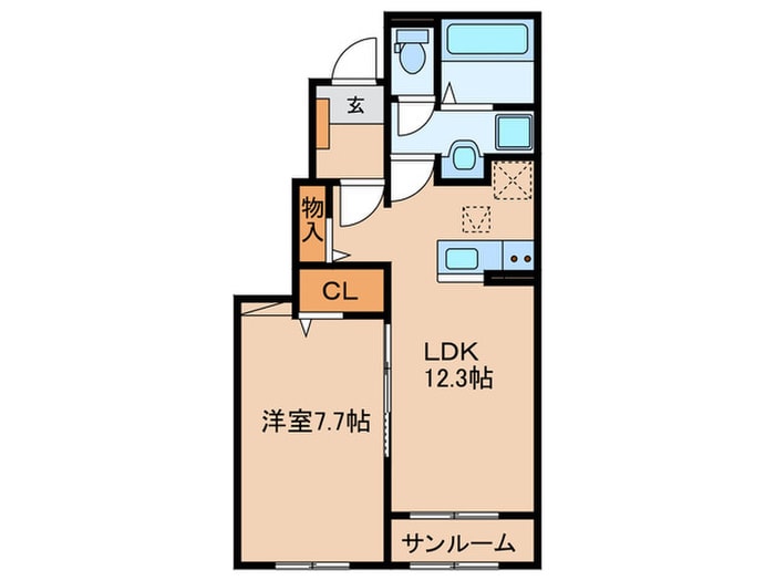 レオグレイスⅡの物件間取画像