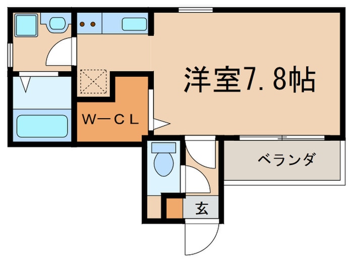 Ｃｈｅｒｉｍ黒川志賀町の物件間取画像