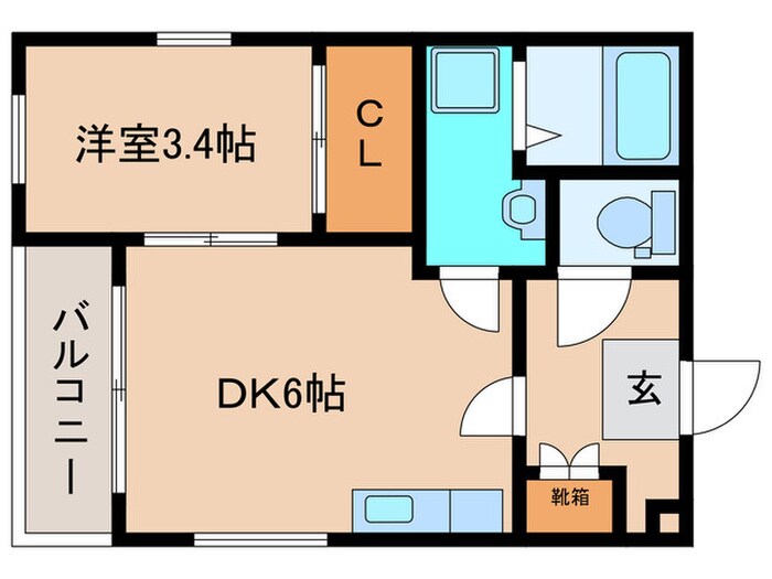 BRIX児玉浄心の物件間取画像