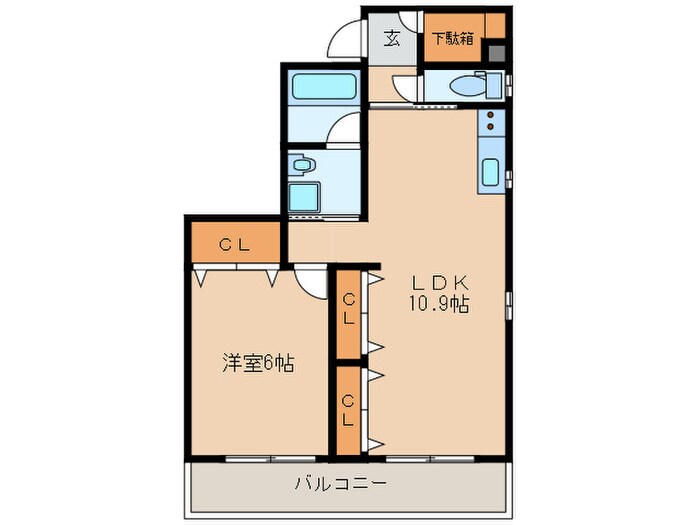 グランシャトゥ那古野の物件間取画像