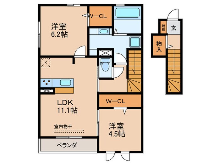 ドルチェの物件間取画像