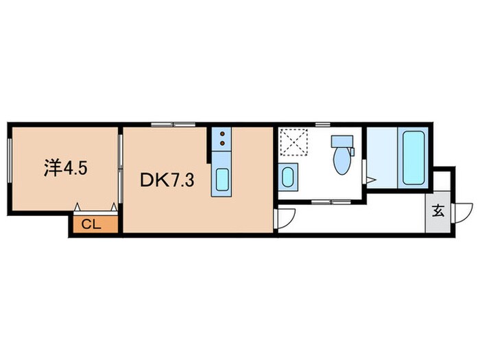 LeGioie名駅2の物件間取画像