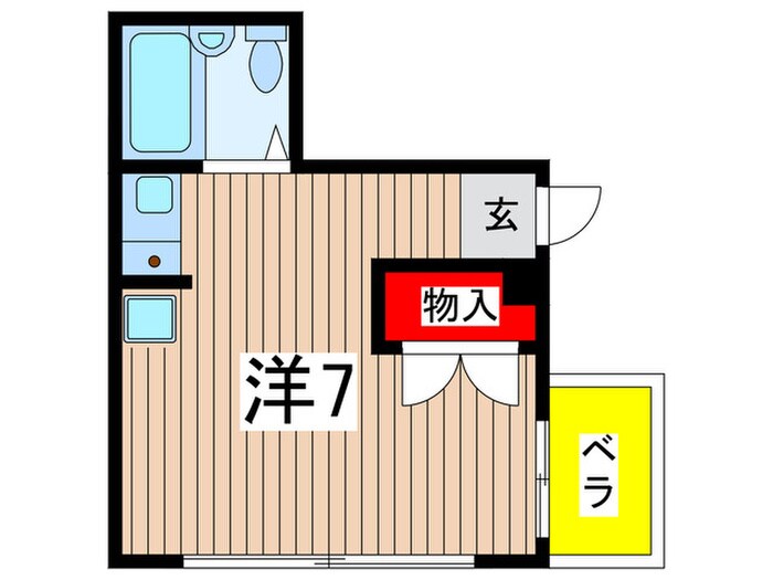 ＰＡＴＩＯ川名の物件間取画像