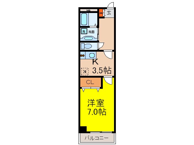 第２右近ビルの物件間取画像